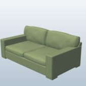 Contemporary Love Seat Sofa