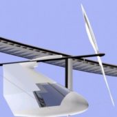 Lowpoly Solar Plane