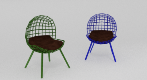 Wire Frame Designer Chairs