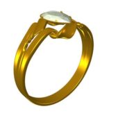 Diamond Golden Wedding Ring