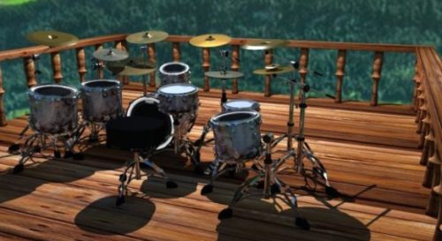 Music Band Drums Set