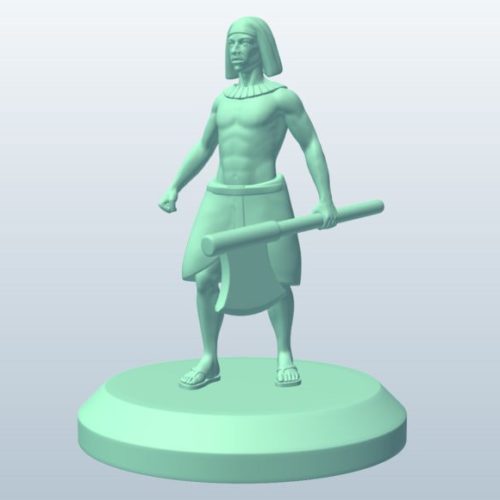 Egyptian Warrior Battle Axe Character