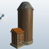 Farm Silo Building Tower
