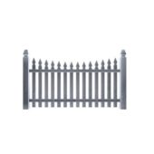 Iron Fence Section