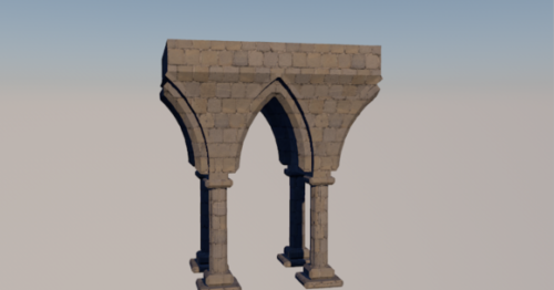Ghotic Pillar Architecture