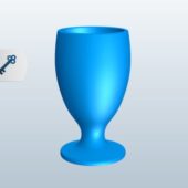 Lowpoly Goblet Glass