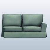 2 Seat Armless Sofa