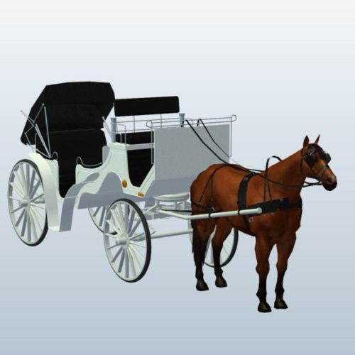 Vintage Horse And Carriage