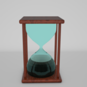 Hour Glass Clock