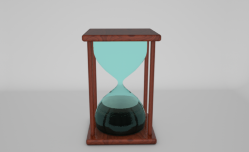 Hour Glass Clock