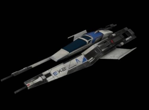 Human Fighter Sx3 Space Ship