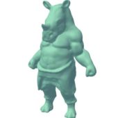 Creature Rhino Character