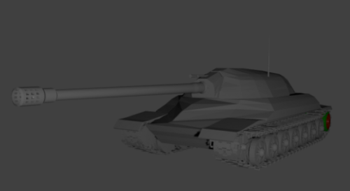 Lowpoly Is-7 Tank