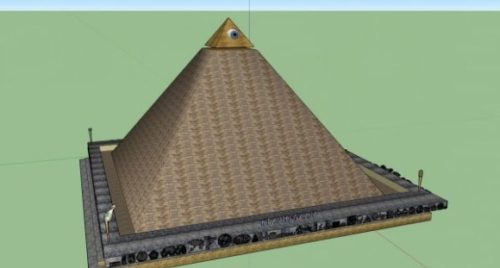 Egyptian Illuminati Pyramid