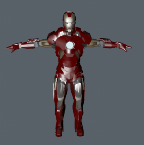 Iron Man Metal Suite Design