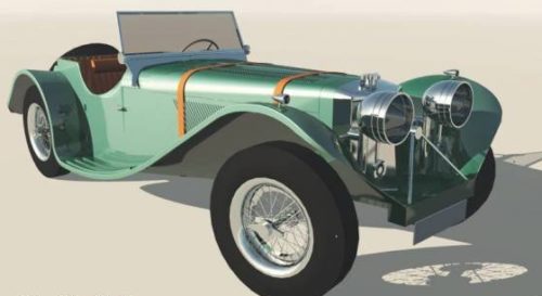 Jaguar Vintage Car