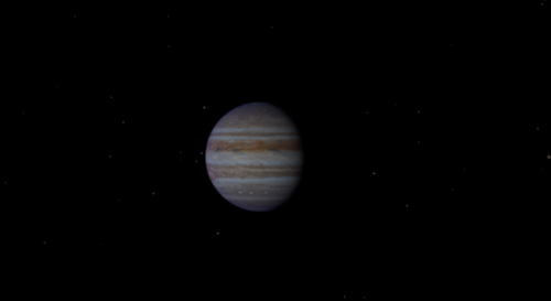Jupiter And Moon Planet