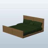 Wooden King Sized Bed