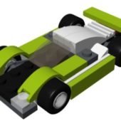 Lego Car Lowpoly