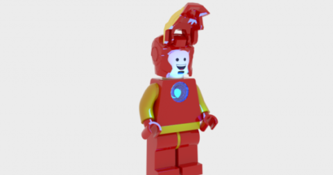 Lego Iron Man Character