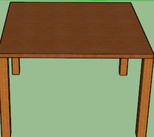 Low Poly Basic Table