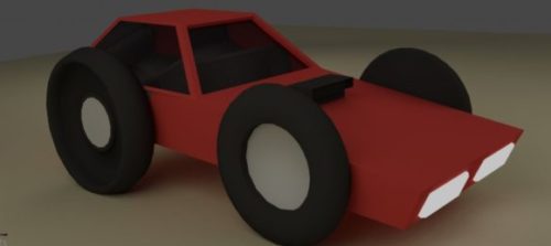 Low-poly Buggy Car