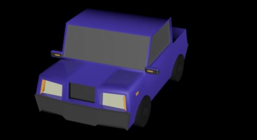 Simple Low Poly Car