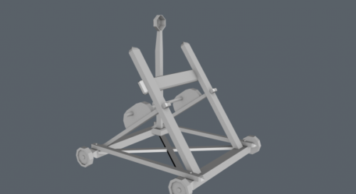 Low Poly Catapult