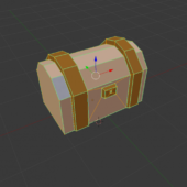 Low Poly Chest Box
