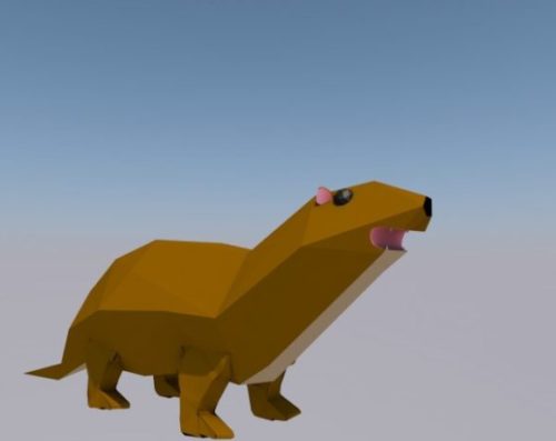 Low Poly Otter