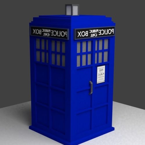 Lowpoly Tardis