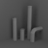 Low Poly Pipes Set