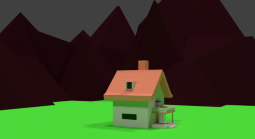 Small Low Poly House