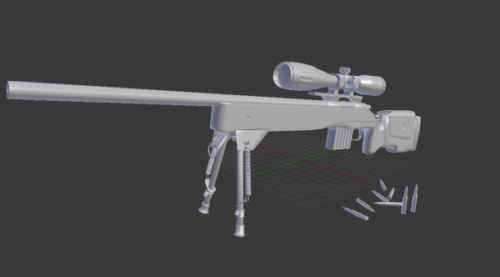 M40a3 Sniper Rifle Gun