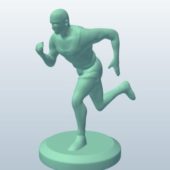 Male Sprinting Sprinter Character