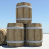 Wood Medieval Barrel