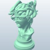 Medusa Head Sculpt