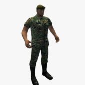 Military Action Figure Man