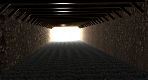 Interior Mine Corridor