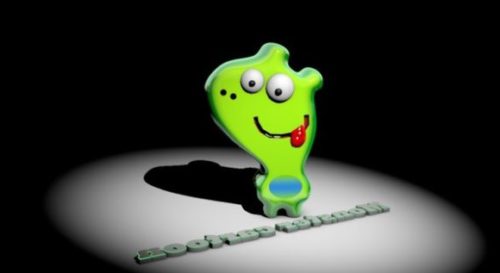 Funny Monster Cartoon Character