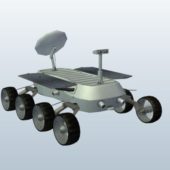 Moon Rover Space Vehicle