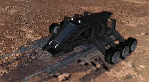 Moon Walker Vehicle With Canon