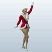 Christmas Fashion Rockettes Dancer