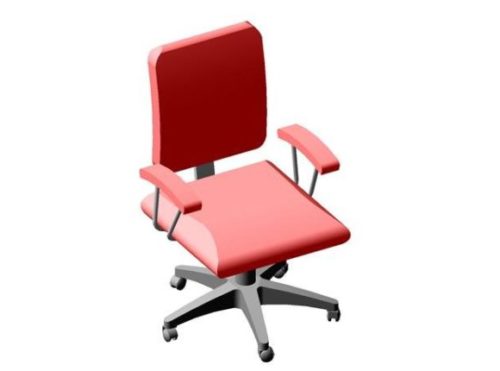 Red Office Armchair