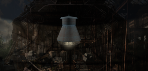Old Vintage Factory Lamp