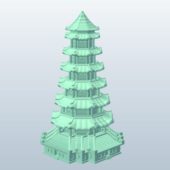 Asian Pagoda Tower