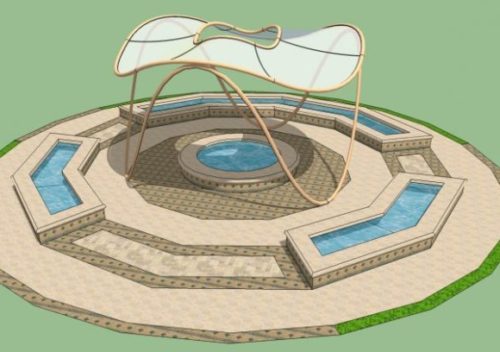 Modern Design Park Fountain