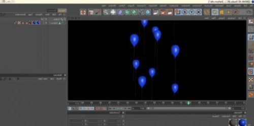 Particle Balloons Animation