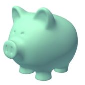 Lowpoly Piggy Bank
