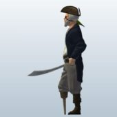 Pirate Captain Character